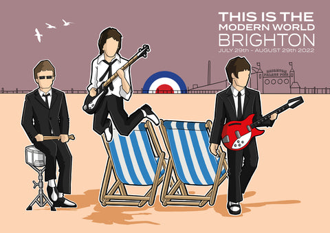 THIS IS THE MODERN WORLD - BRIGHTON - JAM POSTER
