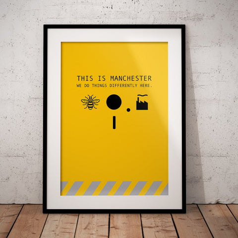 THIS IS MANCHESTER Framed Print